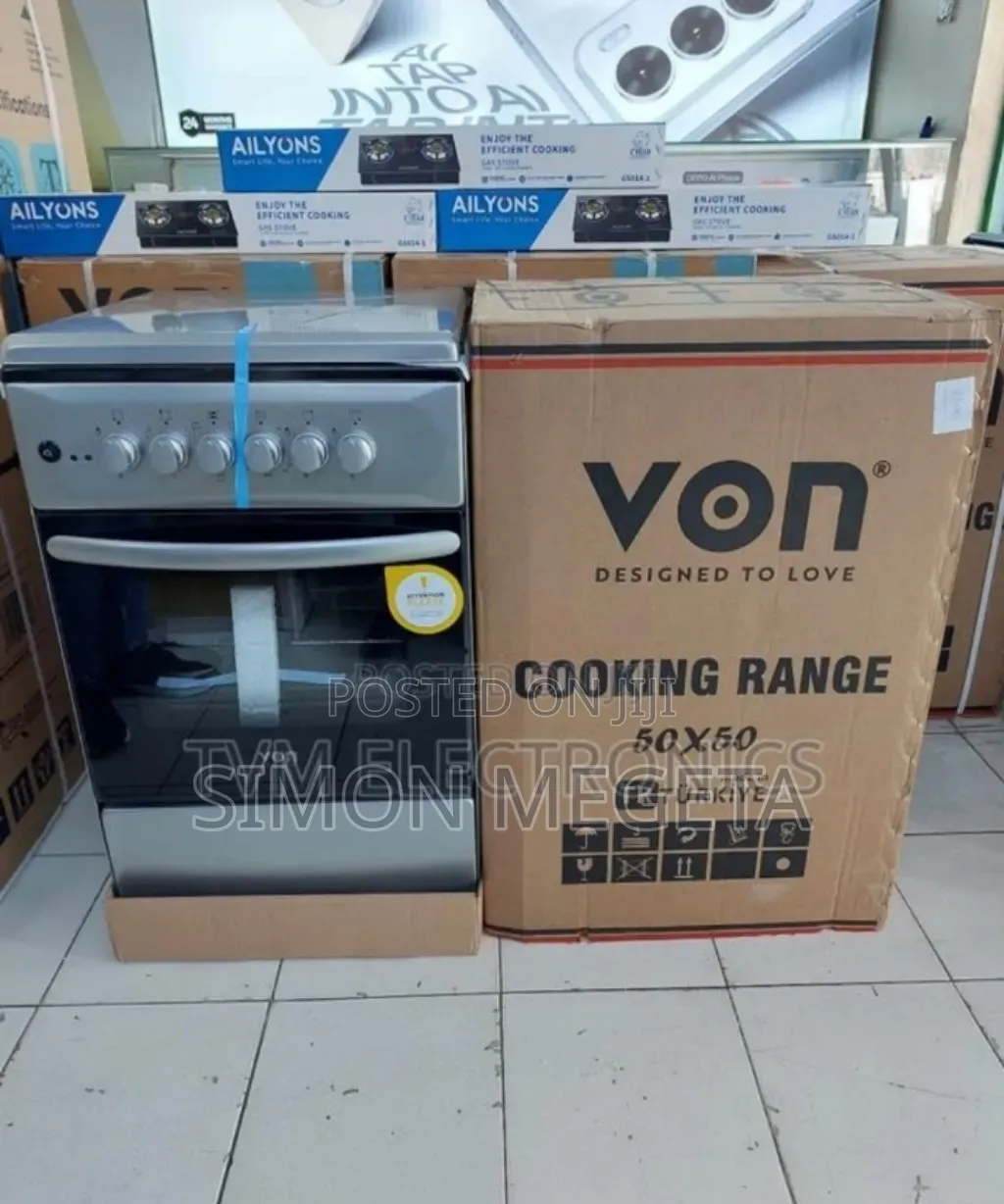 With Big Electric Oven Von 50*50 Cooker 3+1