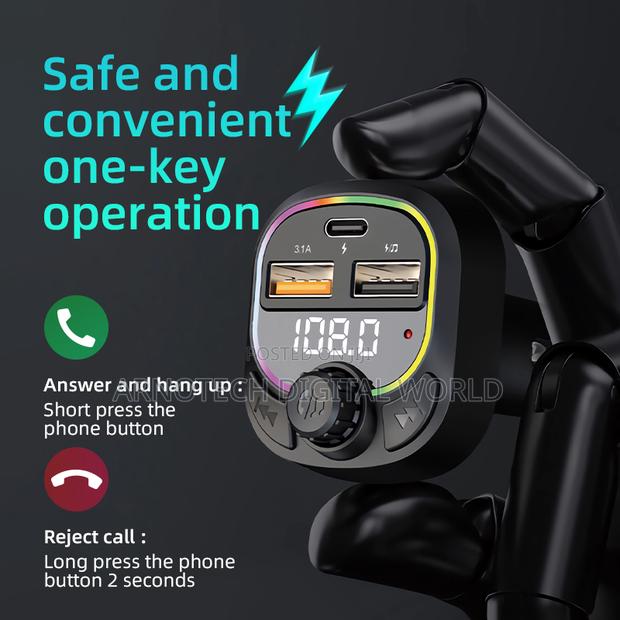X31 Bluetooth Car Fm Transmitter and Mp3 Player Modulator - thumbnail 3