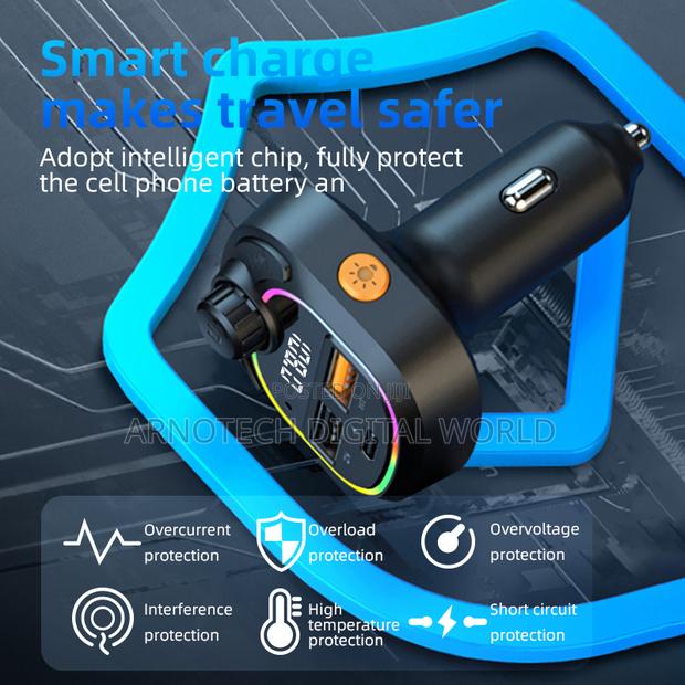 X31 Bluetooth Car Fm Transmitter and Mp3 Player Modulator - thumbnail 4