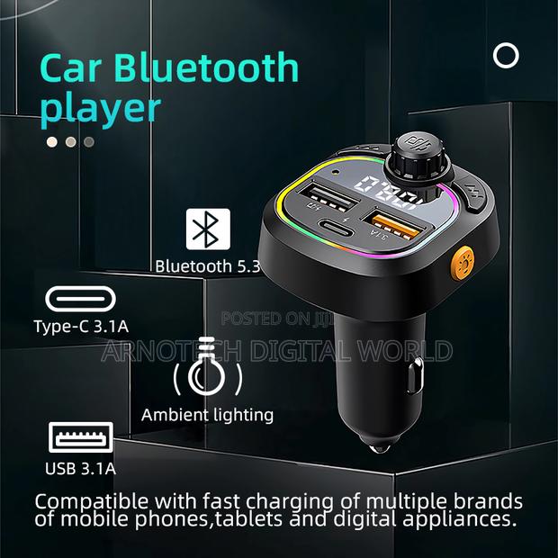X31 Bluetooth Car Fm Transmitter and Mp3 Player Modulator - thumbnail 6