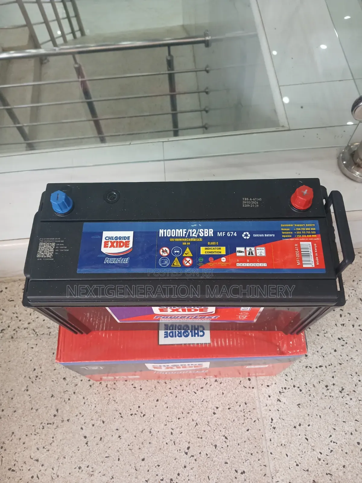 Chloride Exide N100mf Battery