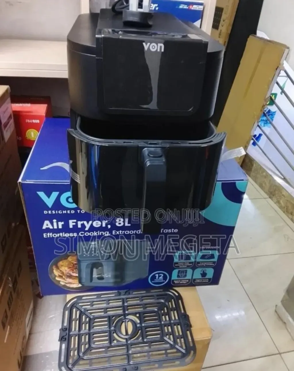 Digital Brand New Von 8l Air Fryer