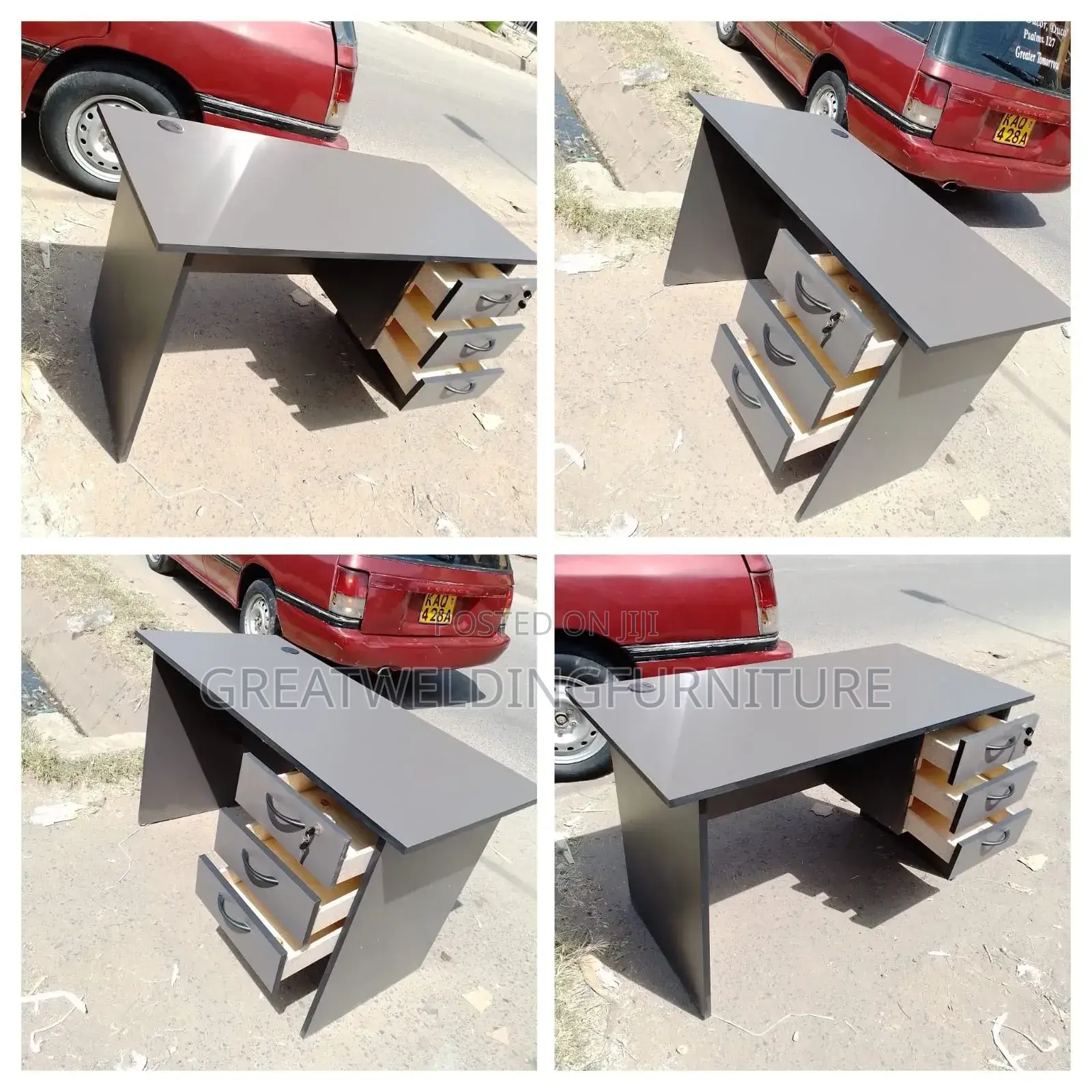 Grey Modern Office Desk Z