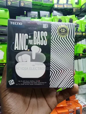 Tecno Buds 4 True Wireless Stereo Earbuds With Anc
