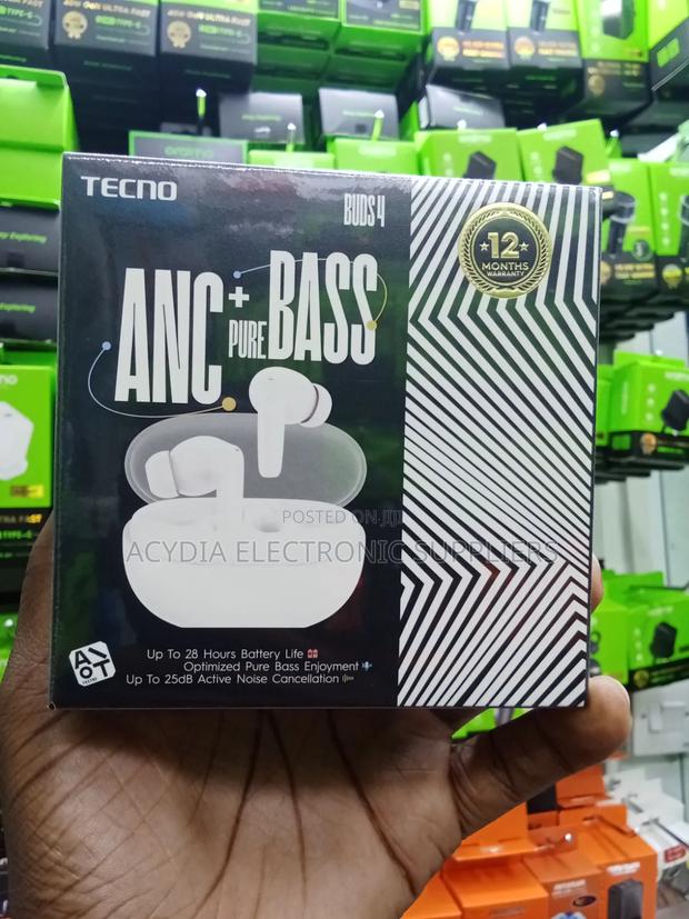 Tecno Buds 4 True Wireless Stereo Earbuds With Anc - thumbnail 2