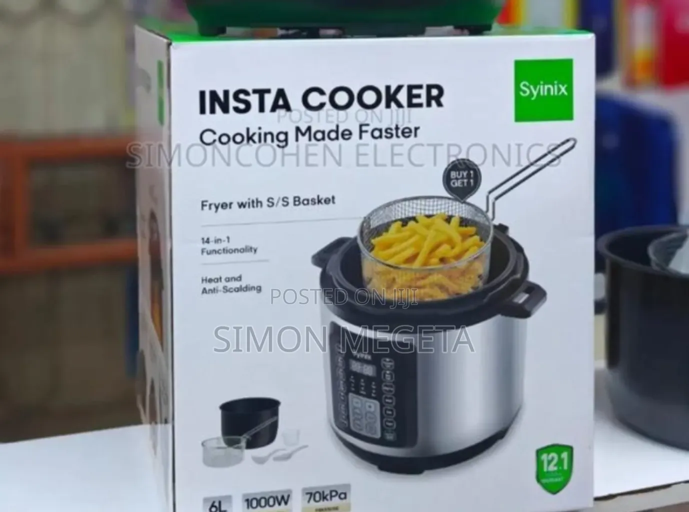 Pay on Delivery Syinix 6l Pressure Cooker
