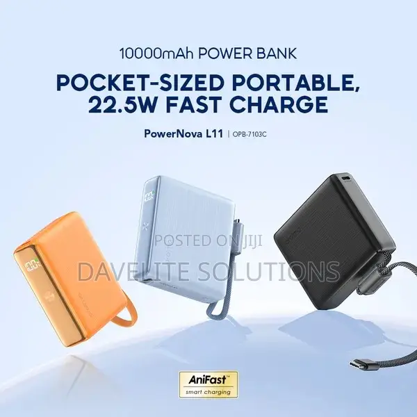 Oraimo Powerbank 10,000mah, Powernova L11 (Opb-7103c)
