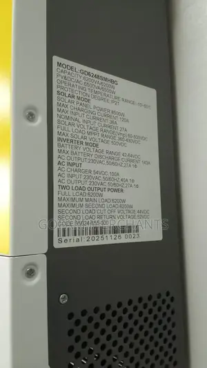 Hepu 6.2kw 48v
Hybrid Inverter (Solar Nyumbani) With 2 Years Warranty