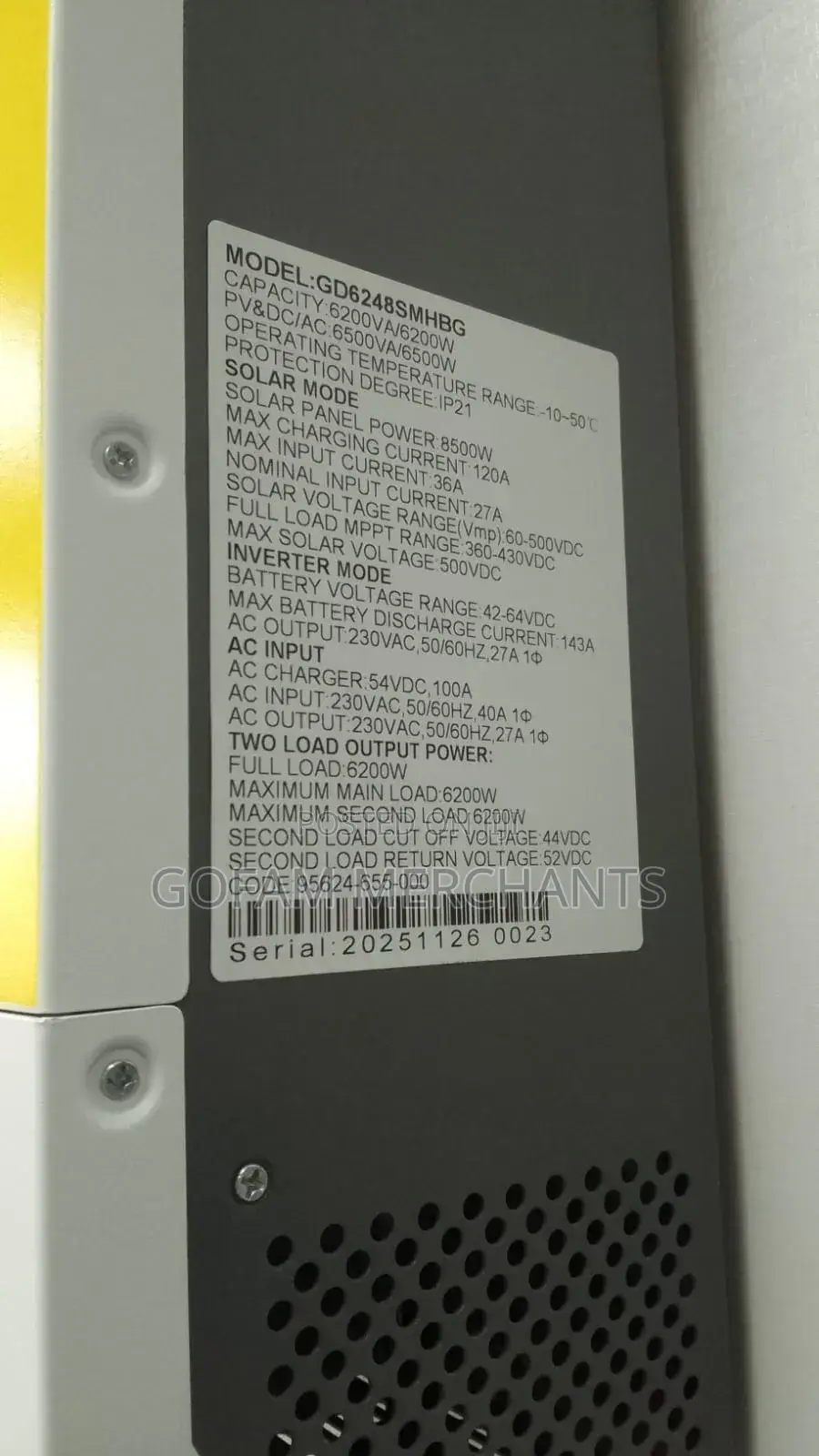 Hepu 6.2kw 48v
Hybrid Inverter (Solar Nyumbani) With 2 Years Warranty