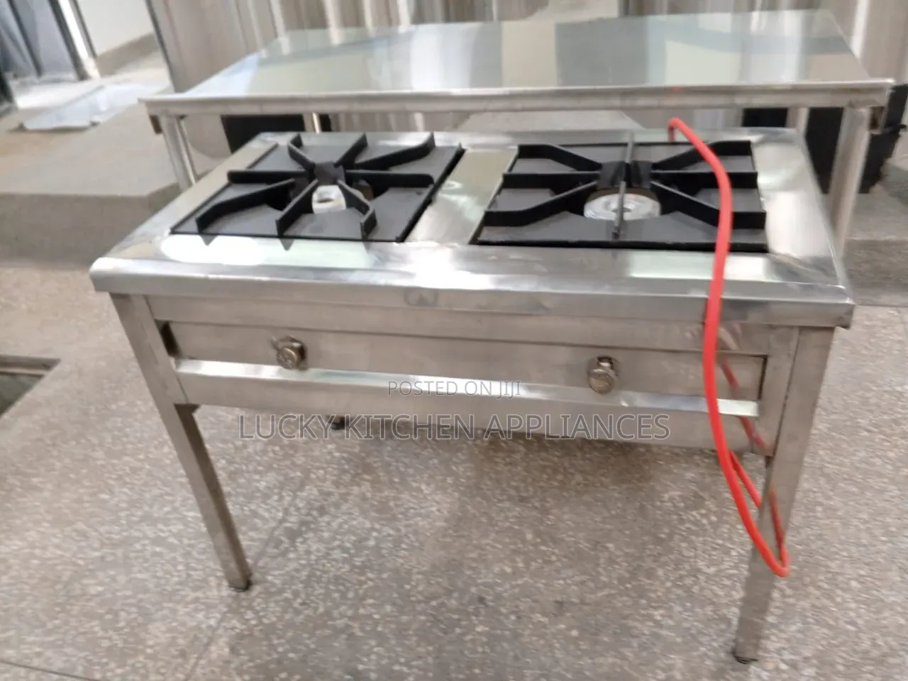 Two Burner Stainless Steel High Pressure Two Burner