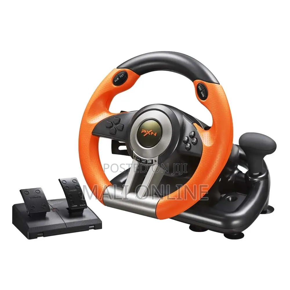 Gaming Racing Wheel Steering Controller 180° Pedals Paddle Shifters