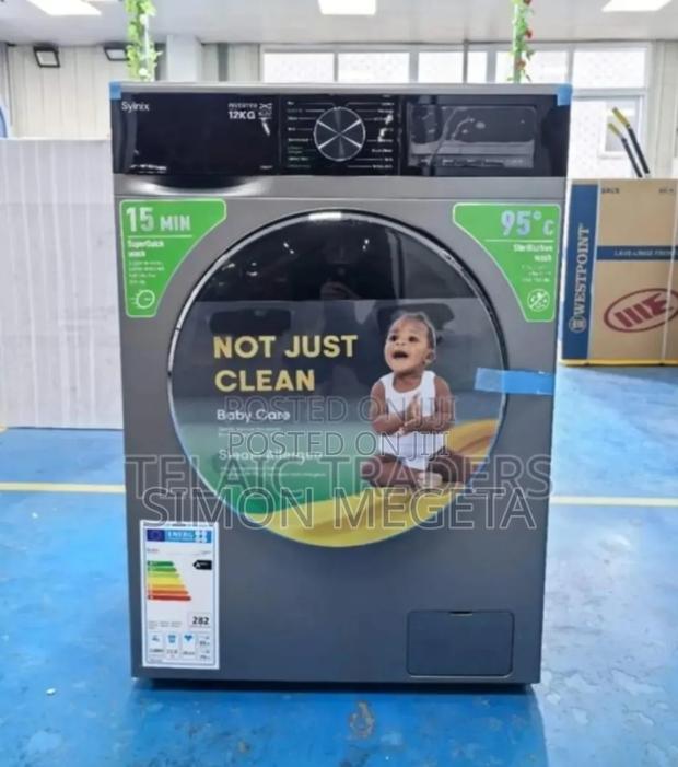 10/6kgs New One Syinix 10kgs Wash and Dry Washing Machine7