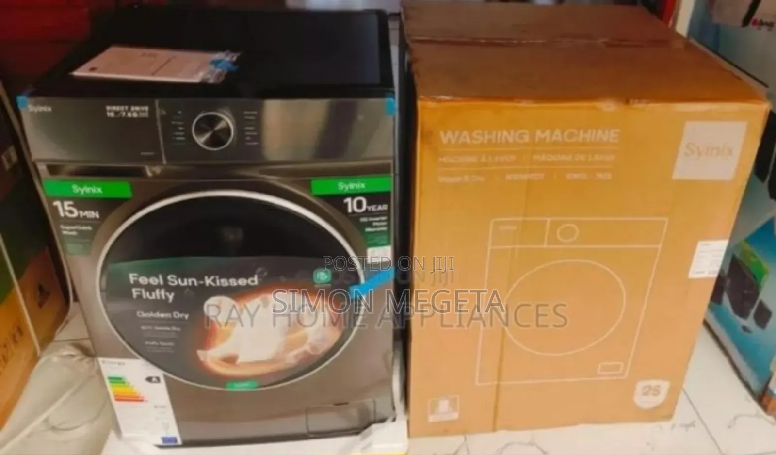 New Arrivals. Quality Syinix 10kgs Wash and Dry Washing Machine