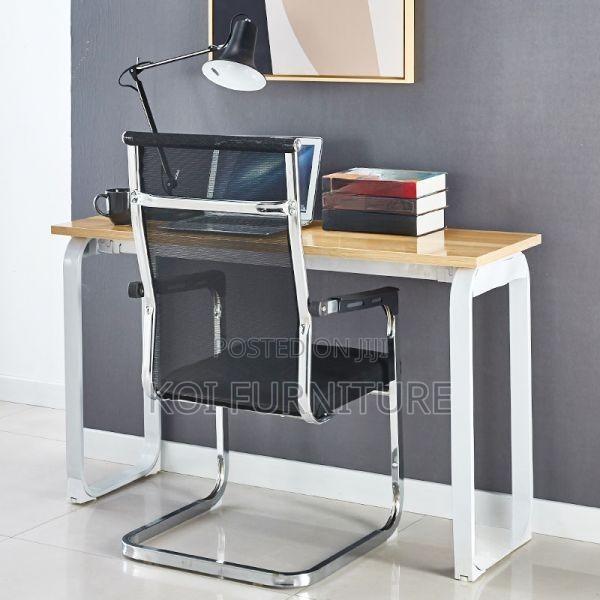 Office Chair; Mesh Office Seat With Sled Basement - thumbnail 3