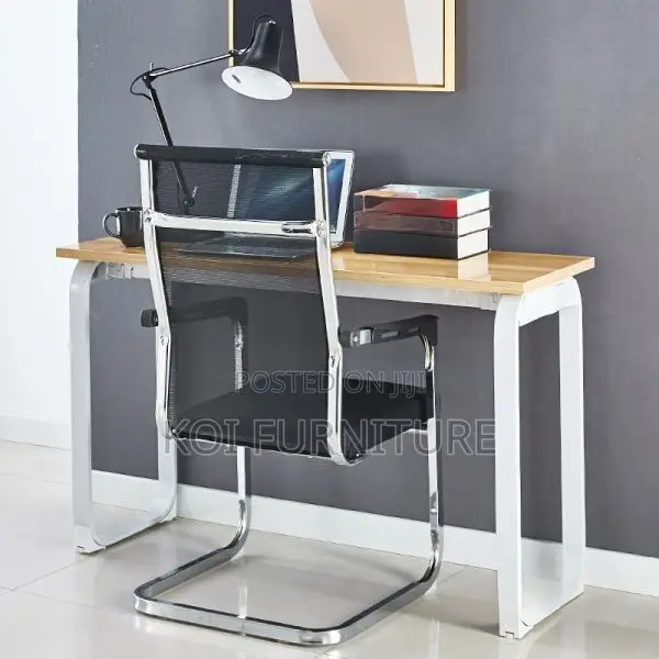 Office Chair; Mesh Office Seat With Sled Basement