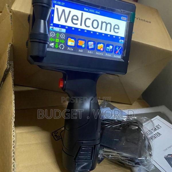 High Resolution Black Handheld Inkjet Printer