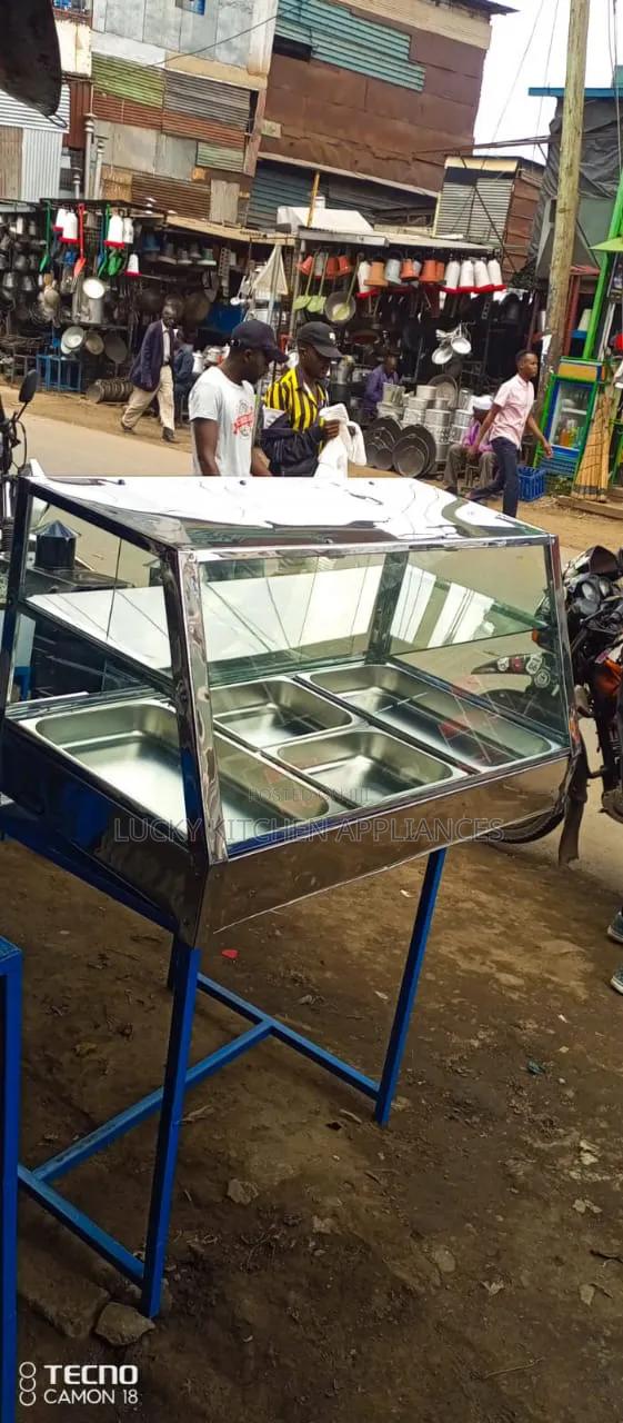 Stainless Steel Chips/Food Display.