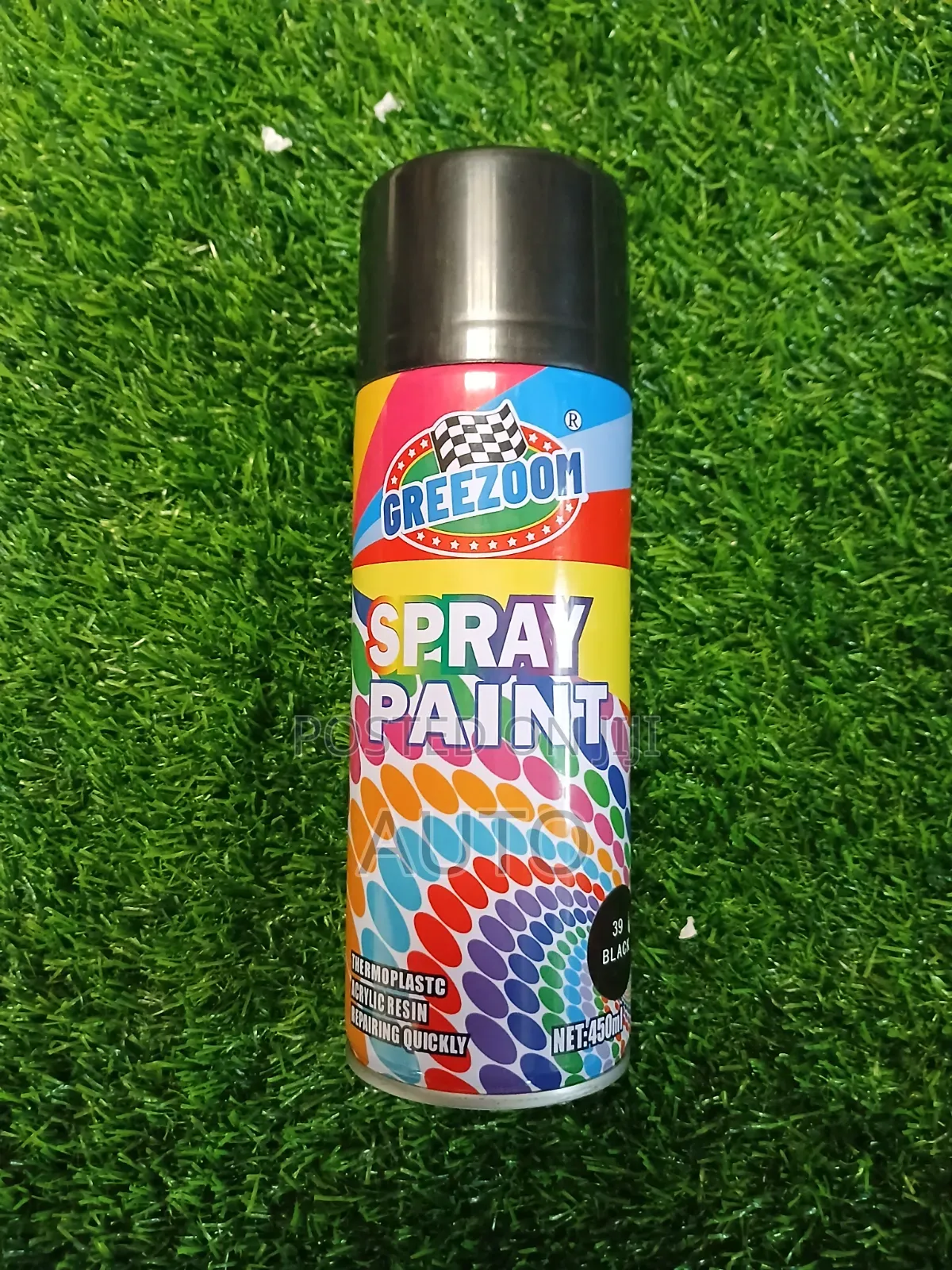 Black Spray Paint 450ml – Greezoom Fast Dry Car Diy Paint
