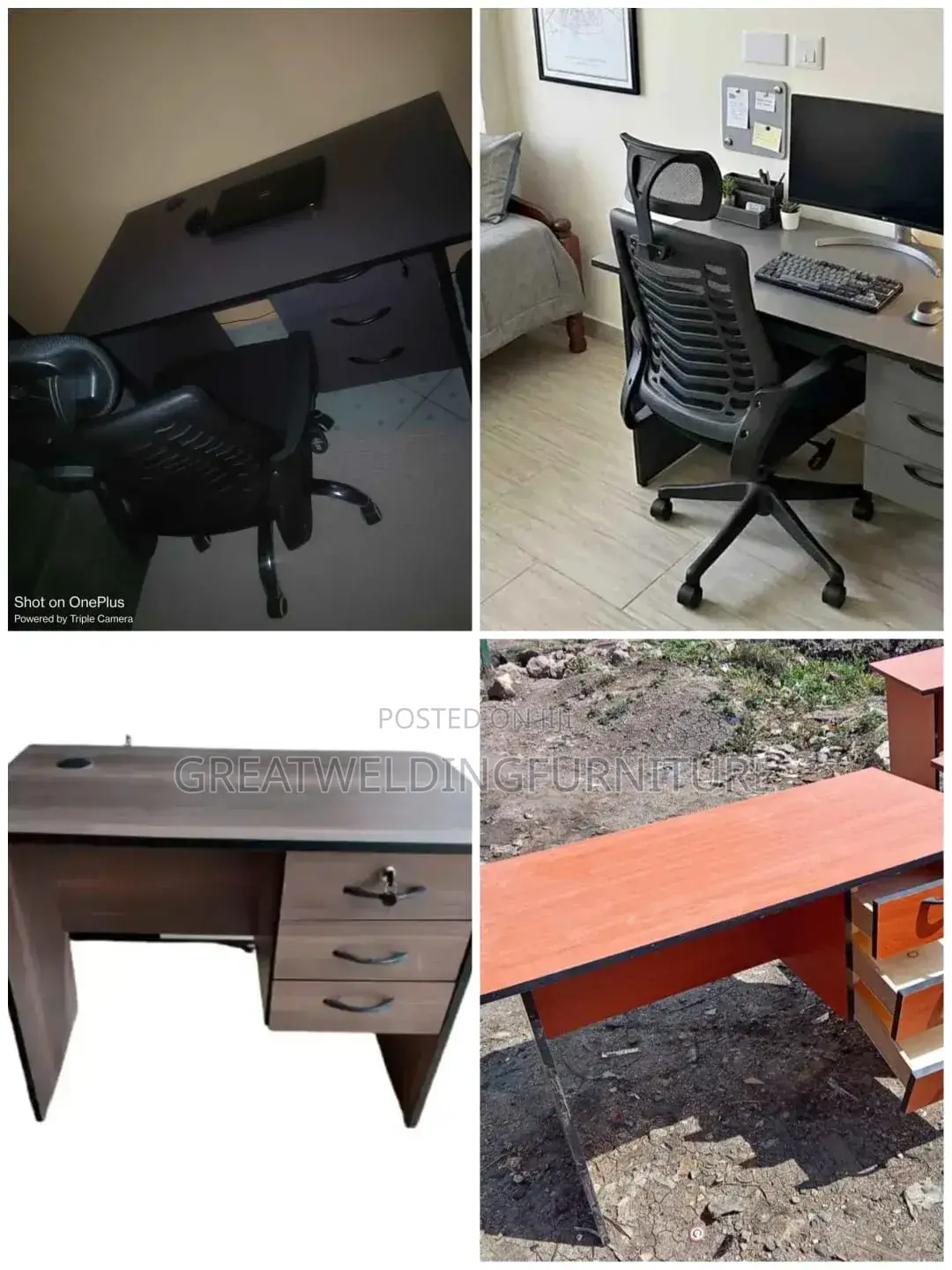1.2m Office Desk With Headrest Office Chair N