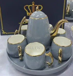 Tea Set Ceramic 8pcs Sophisticated Serveware: Premium 8-Piece Tea Set