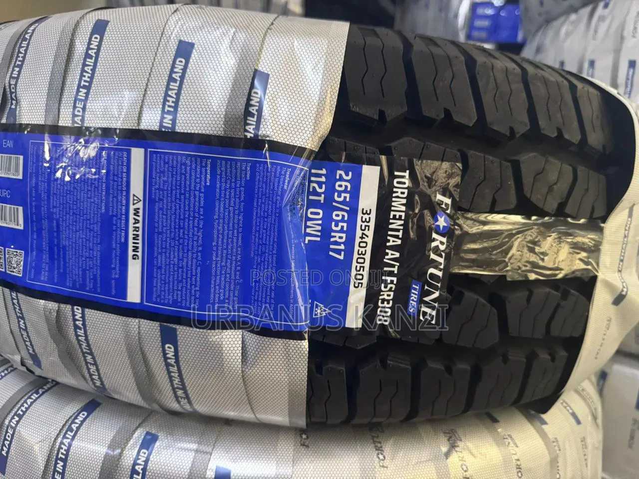 265/65r 17 Fortune Thailand Tyre