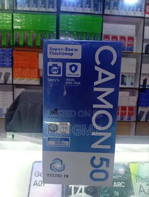 New Tecno Camon 50 256 GB Black