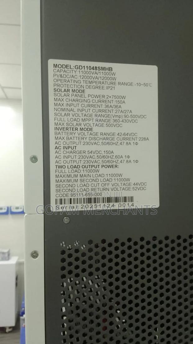 11kw 48v Hepu Solar Hybrid Inverter - thumbnail 2