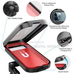 All Weather Motorbike Mountphone With Adjustable Handle