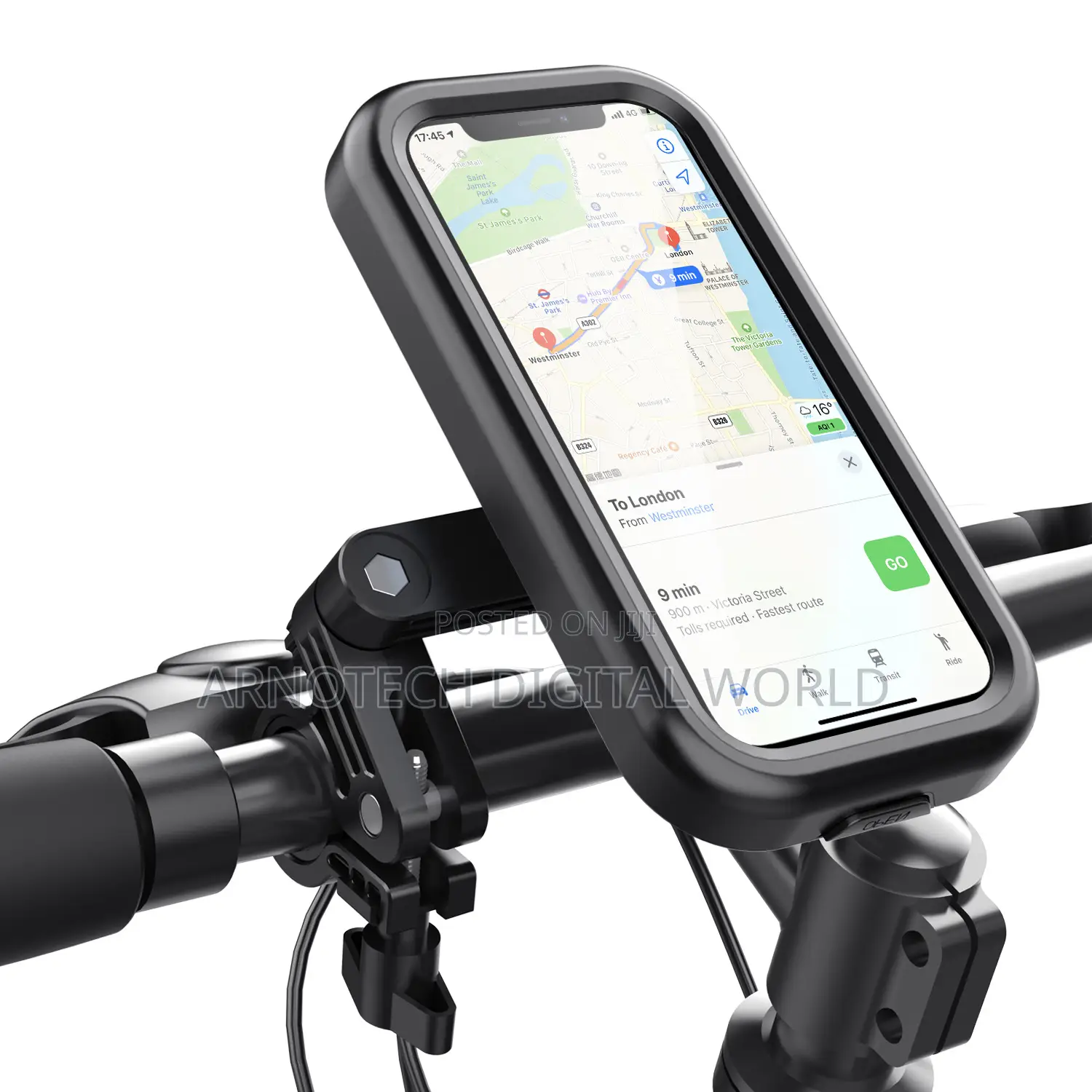 All Weather Motorbike Mountphone With Adjustable Handle