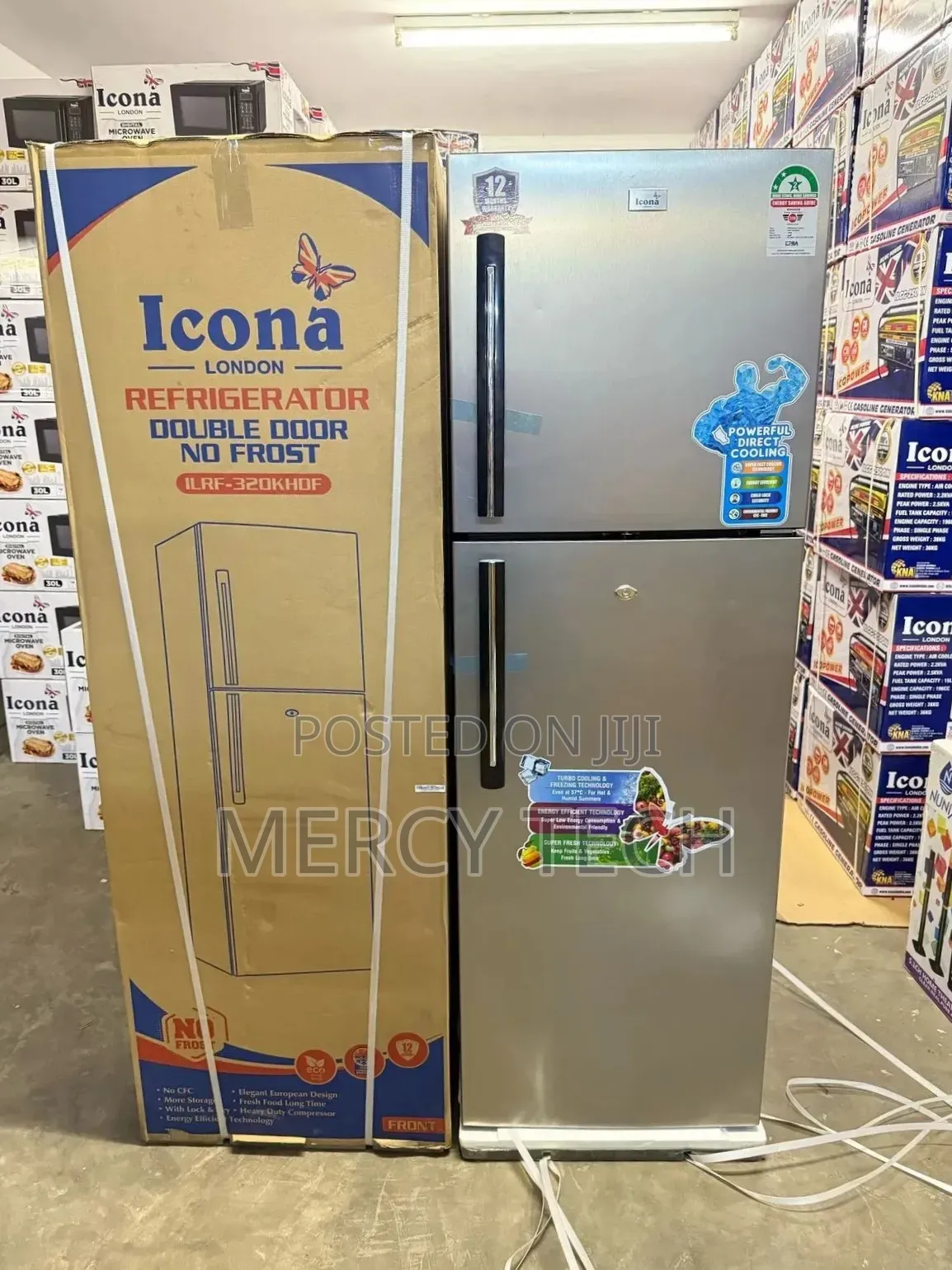 Icona 138 Litres Double Door Refrigerator