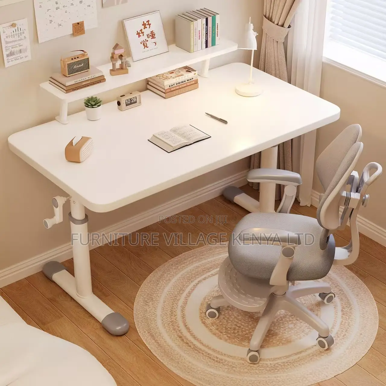 Imported Manual Adjustable Computer Desk-120cm