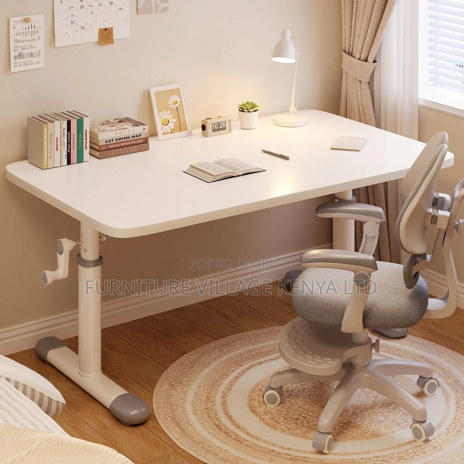 Imported Manual Adjustable Computer Desk-120cm