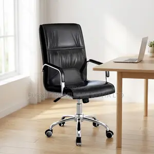 Leather Adjustable Homework Swivel Chair