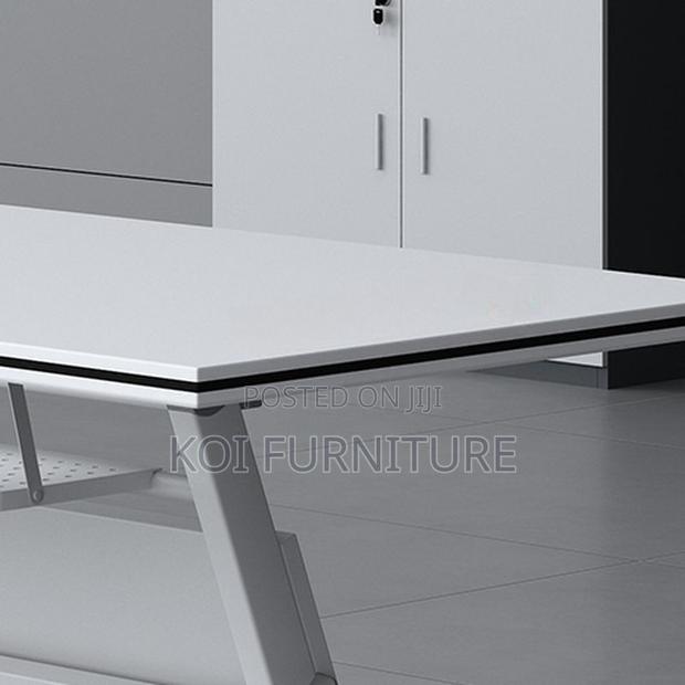 Office Desk; 1.2 Meter Folding Swivel Home Offfice Meeting Table - thumbnail 3