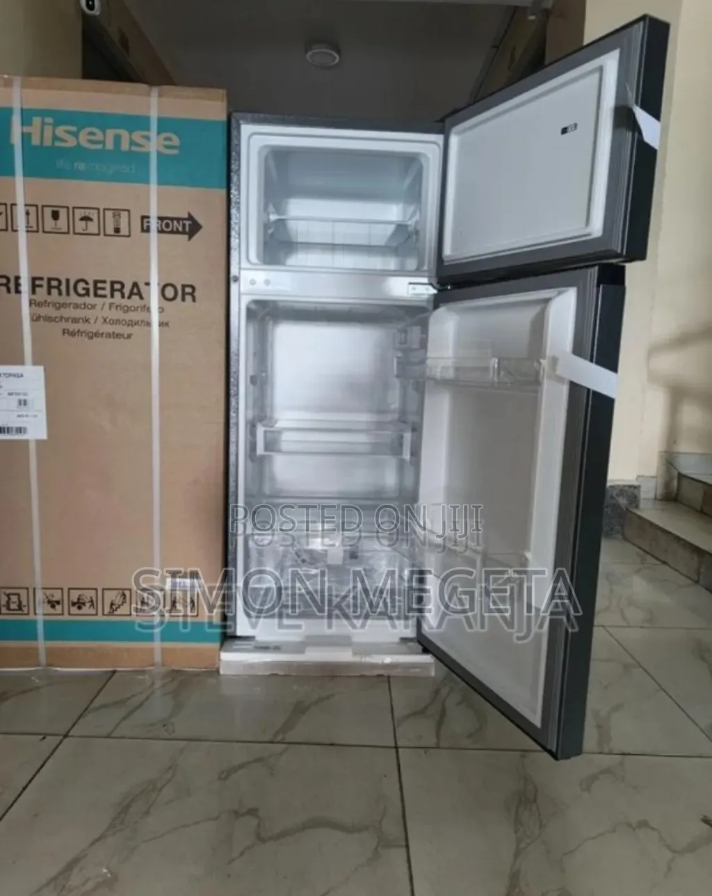 Pay on Delivery Hisense 128l Fridge. New One