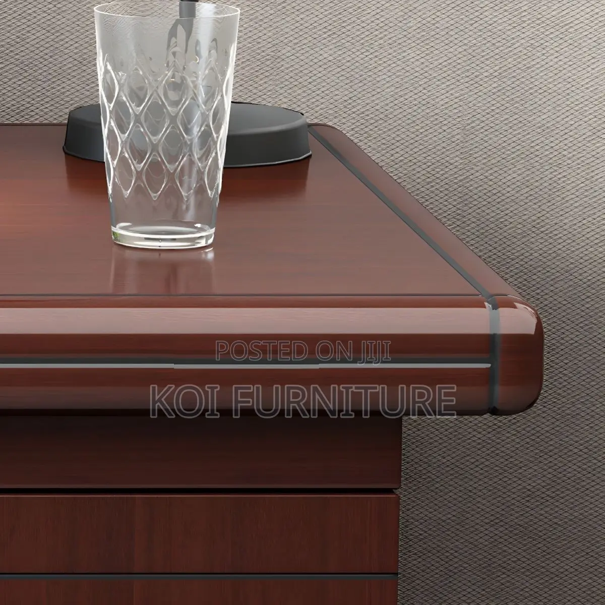 Office Desk; 1.2 Meters Executive Compact Mahogany Executive Desk