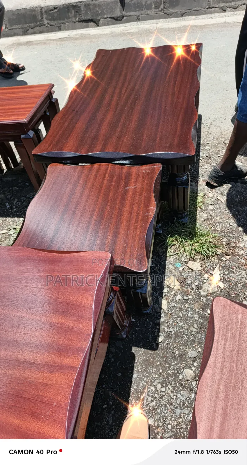 Modern Mahogany Coffee Table