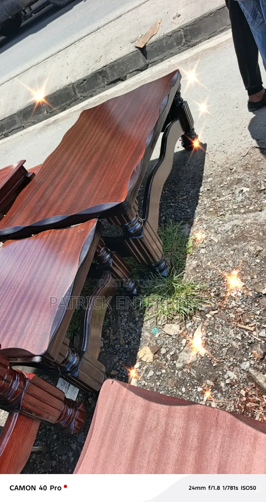 Modern Mahogany Coffee Table