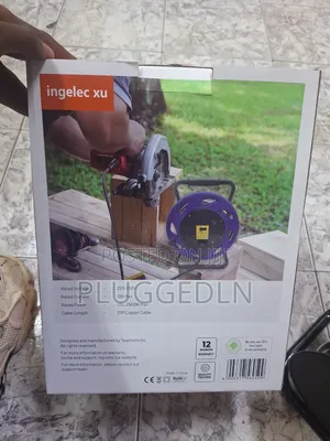50m Heavy-Duty Extension Power Cord Reel.
