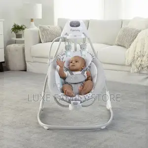 Ingenuity Simplecomfort 2-in-1 Compact Baby Swing Rocker