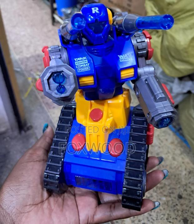 Battery-Operated "Dynamic Robot Warrior" Toy, - thumbnail 2