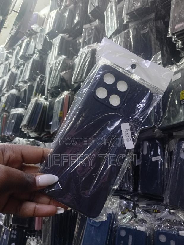 Black Silicone Phone Case Designed for the Honor X6a. - thumbnail 2