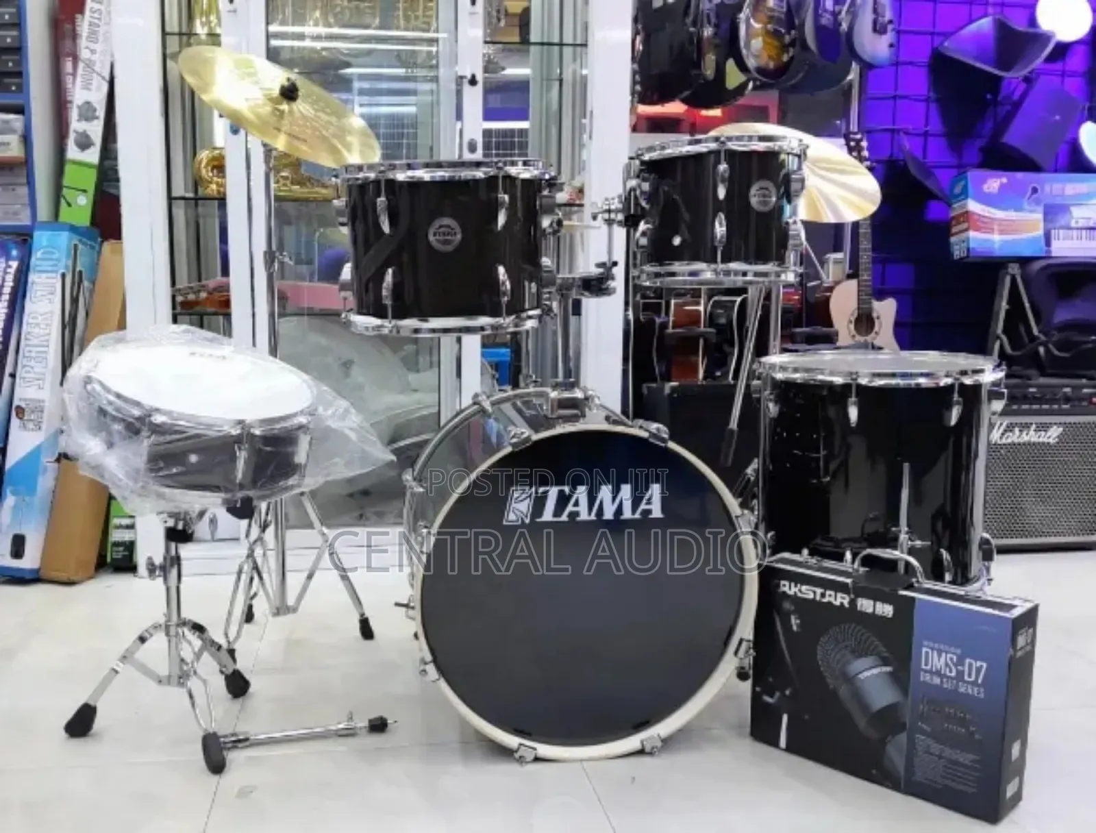 Tama Drumset 5pc 2stand + Takstar Drumset Microphone