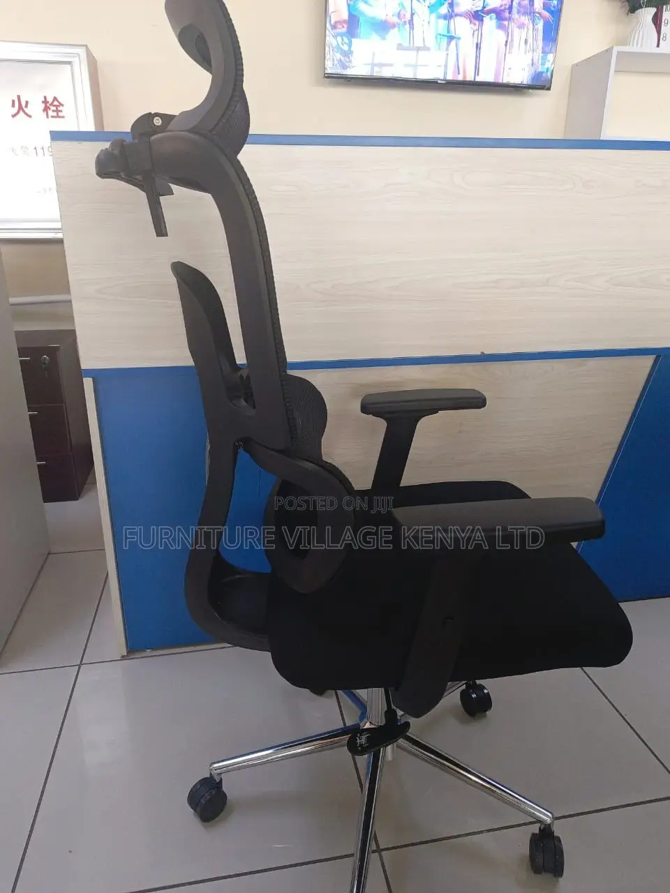 Executive Mesh Orthopedic High-Back Desk Seat