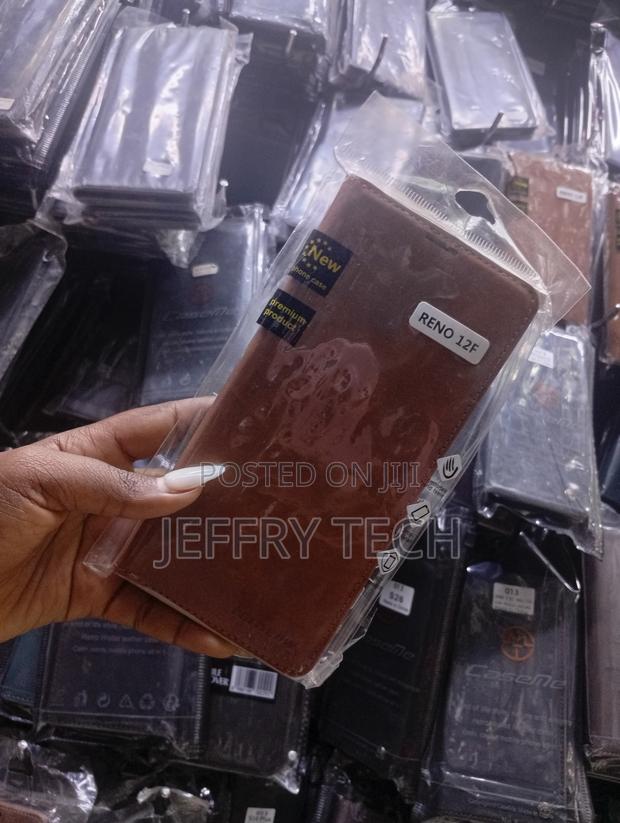Brown "Caseme" Brand Wallet Flip Case for the Oppo Reno 12f. - thumbnail 2