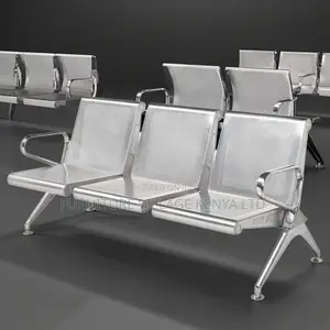 3-Link Full Steel Visitor's Office Waiting Bench
