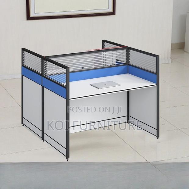 Office Workstations; Two Users MDF Square Office Workstation Desk