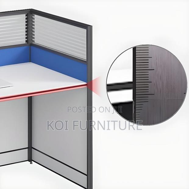 Office Workstations; Two Users MDF Square Office Workstation Desk - thumbnail 2