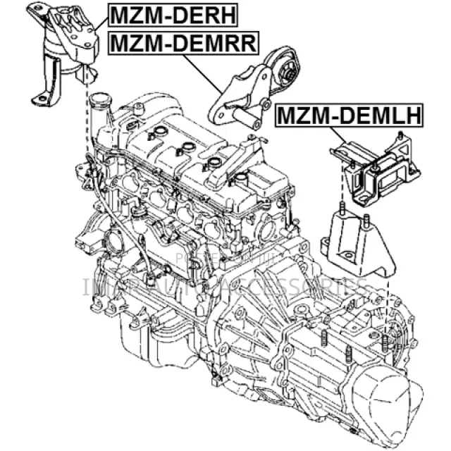 Mazda Demio Engine Mounting D651-39-040 – High Quality Engine Mount