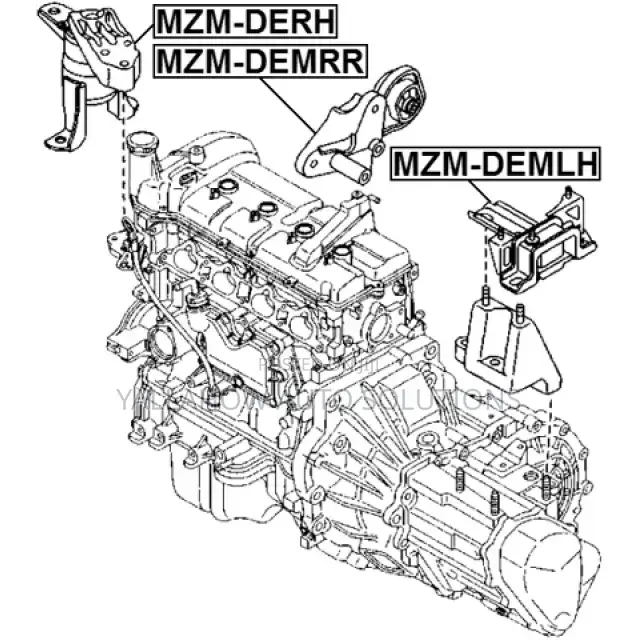 Mazda Demio Engine Mounting D651-39-040 – High Quality Engine Mount